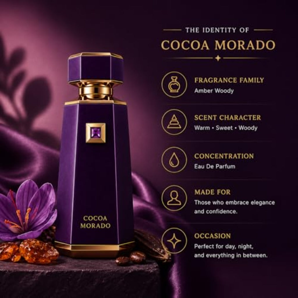 French Avenue Cocoa Morado EDP For Women - Eau de Parfum Spray 3.4 Fl Oz Perfume - New