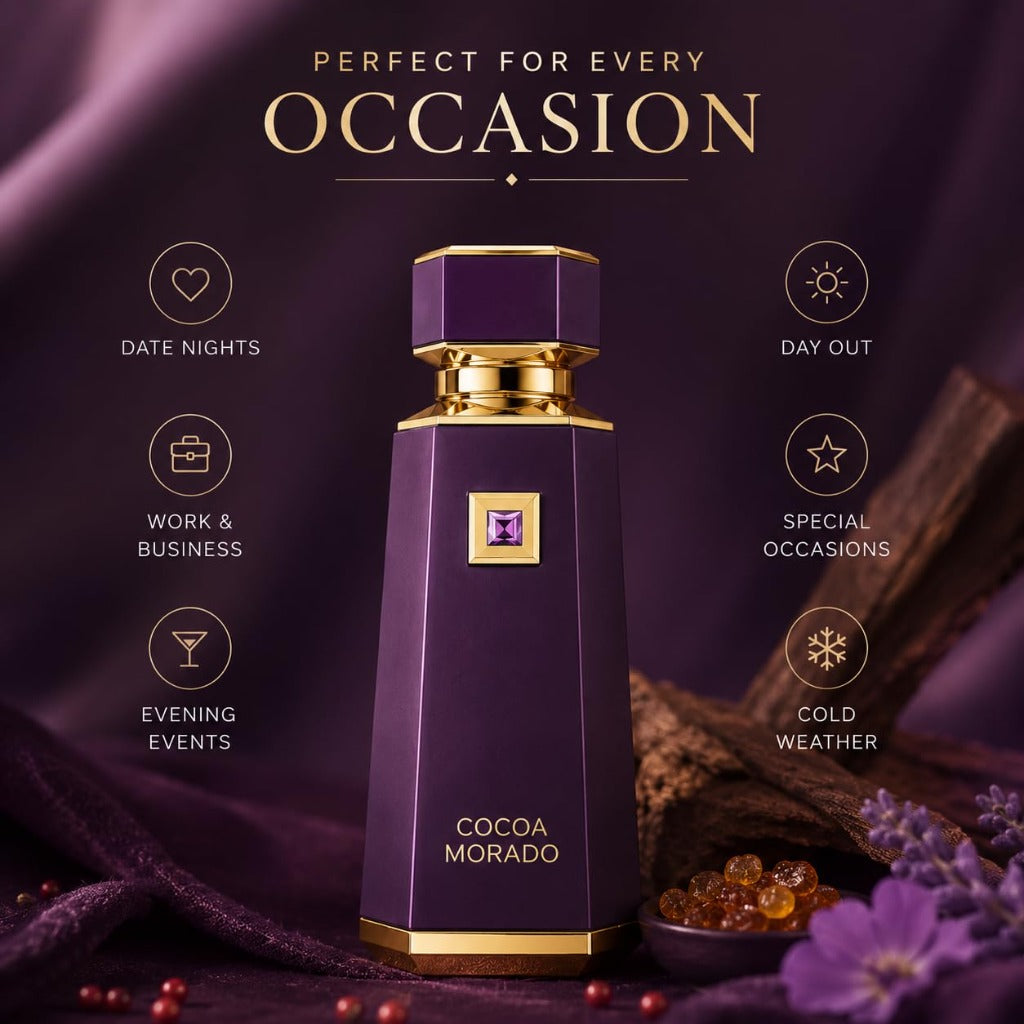 French Avenue Cocoa Morado EDP For Women - Eau de Parfum Spray 3.4 Fl Oz Perfume - New
