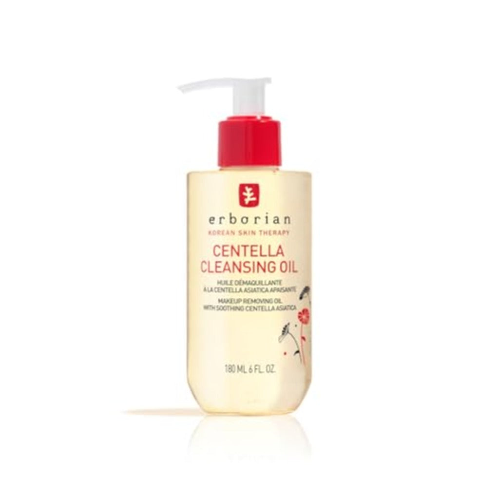 Erborian Centella Cleansing Oil - Makeup Remover Face Wash - All Skin Types - Korean Skincare - 180ml - New