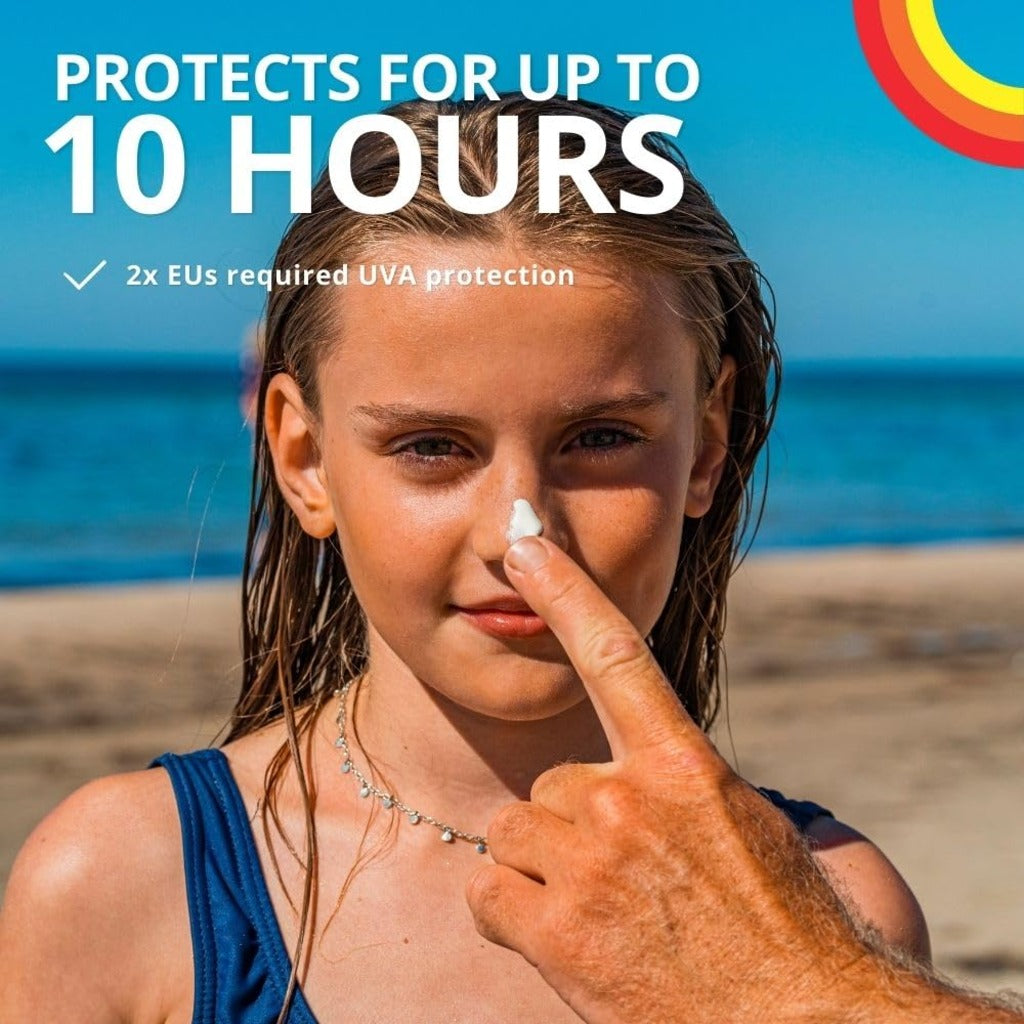 RIEMANN P20 Sun Cream SPF50+ Kids 200ml - High UVA Protection, Long Lasting 10hr, Water Resistant Sunscreen for Children 1+ - New