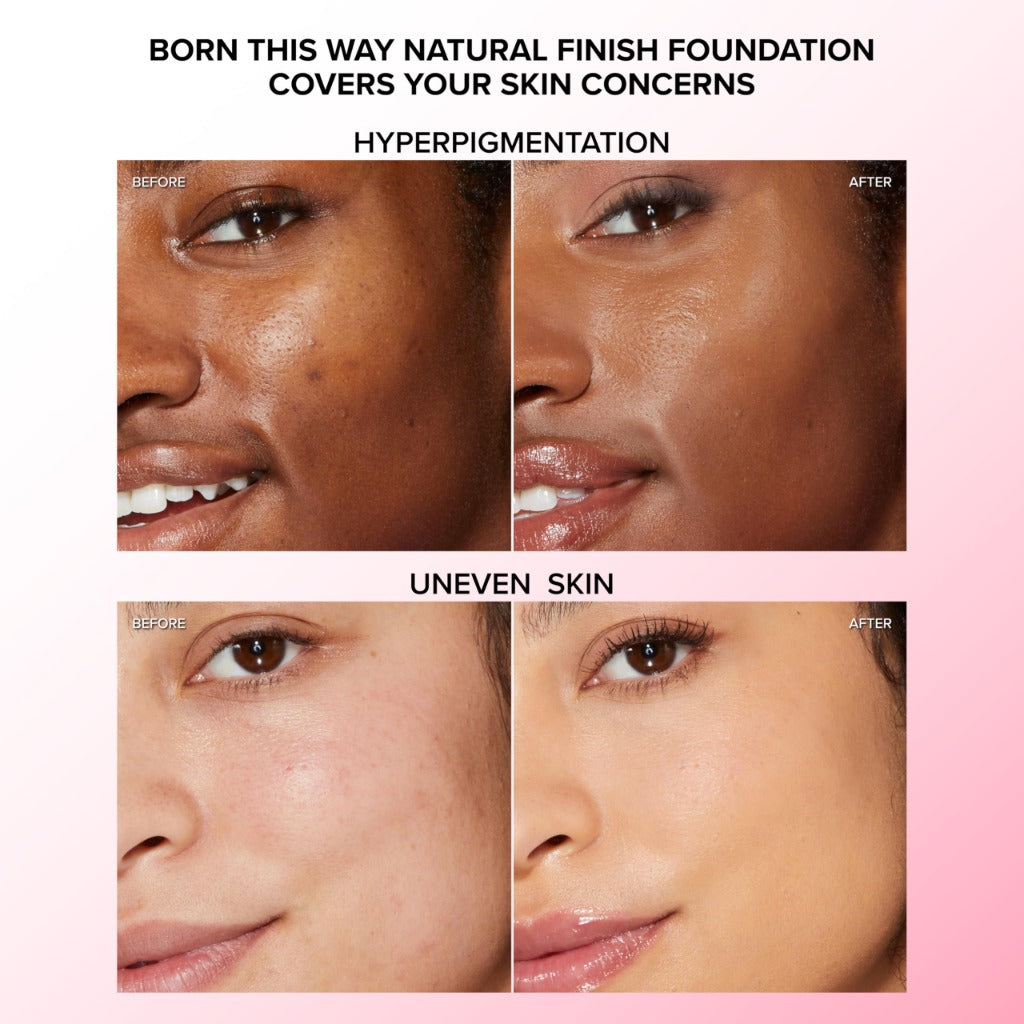 Too Faced Born This Way Natural Pearl Finish Liquid Foundation - Hydrating Oil-Free Medium-Full Coverage - New