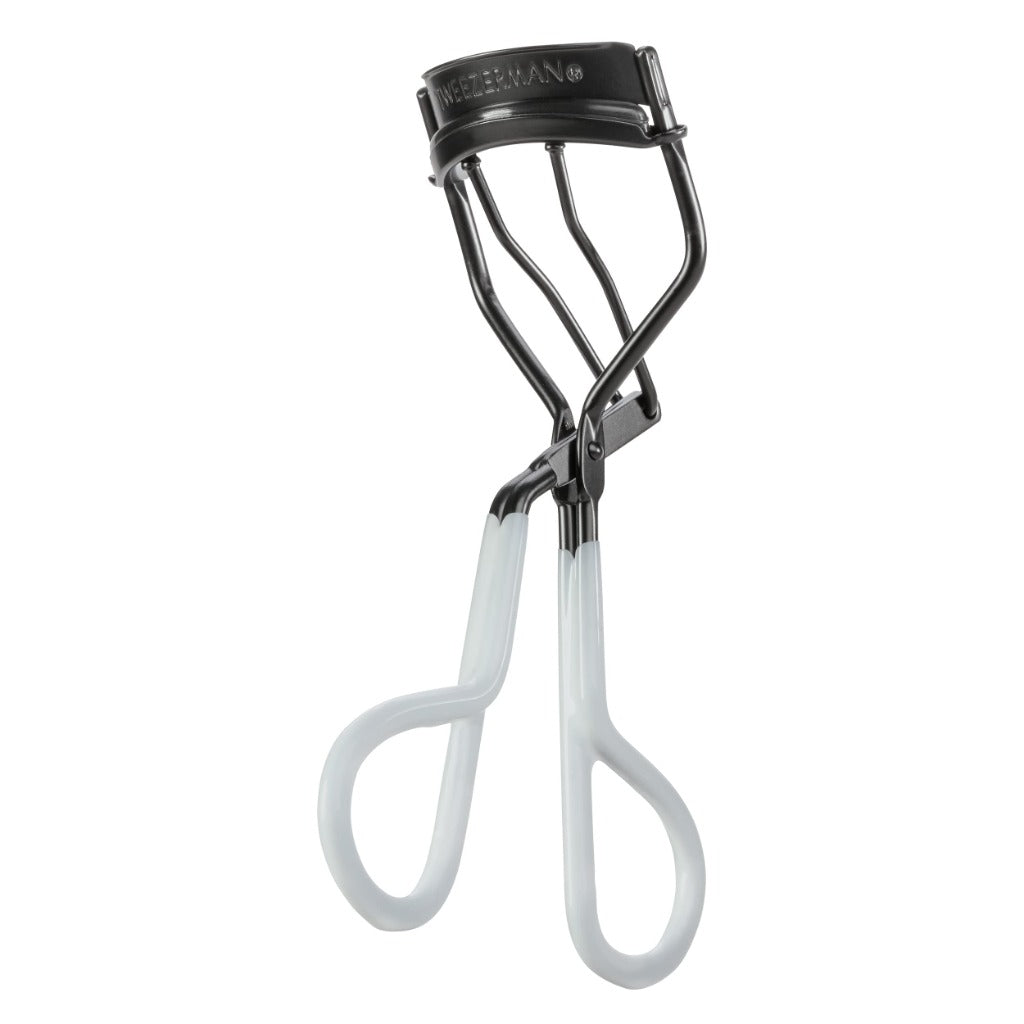 Tweezerman Onyx Great Grip White Eyelash Curler - 3 Replacement Pads - Pack of 1 - Beauty Tool - New