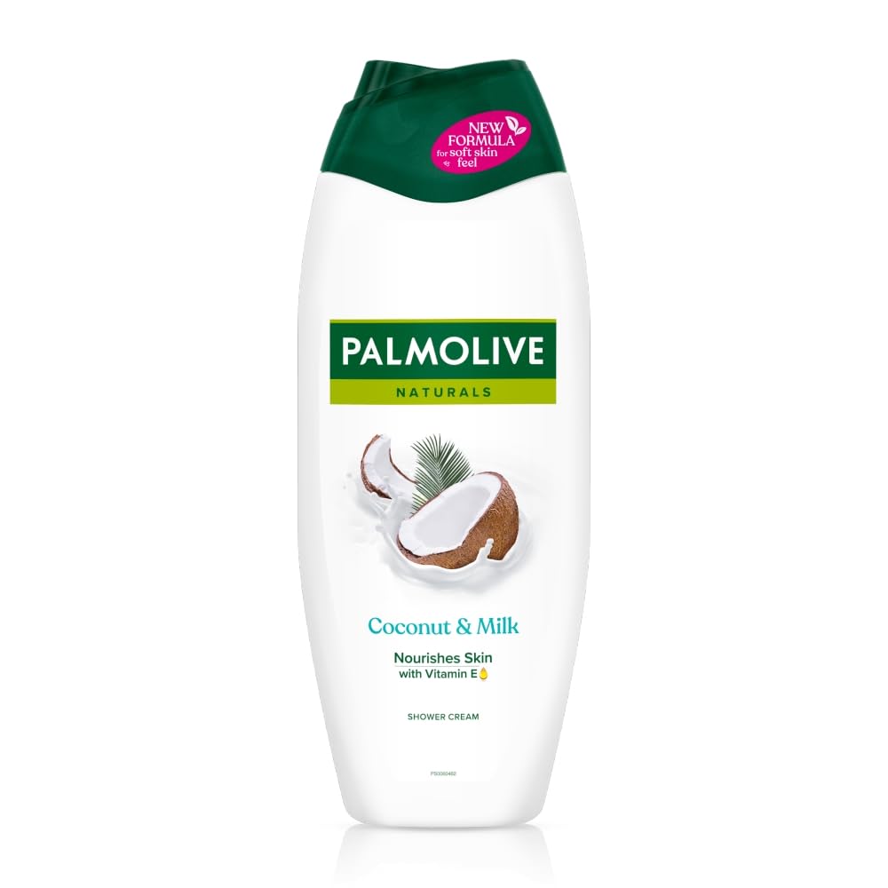 Palmolive Naturals Kids Shower Gel 4x750ml Pump Vitamin E Body Wash Almond Milk Gentle Skin - New - BBE 03/2026