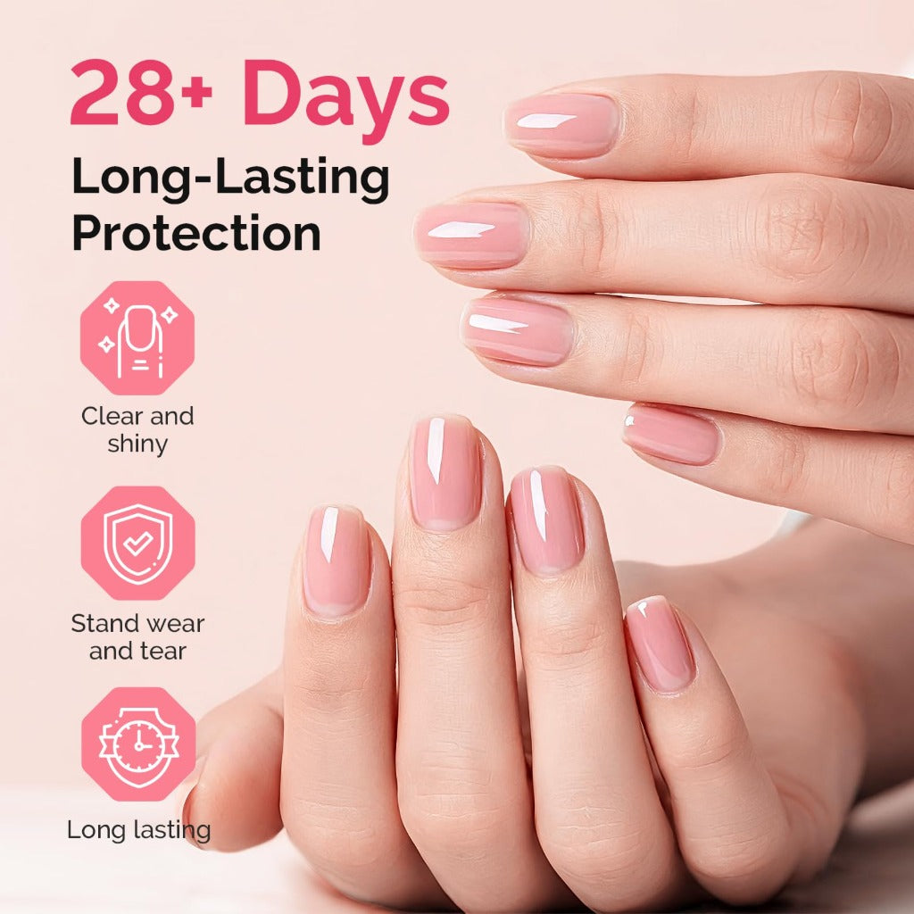 MelodySusie Builder Gel Nail Dehydrator Primer Set - 3 Pcs 15ml Clear - Long Lasting Manicure Art Kit for Women Girls - Damaged Box