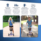 KneeRover KneeCycle Hybrid Knee Walker Scooter - All Terrain Front Axle - Foot Leg Ankle Injury Mobility Aid - New