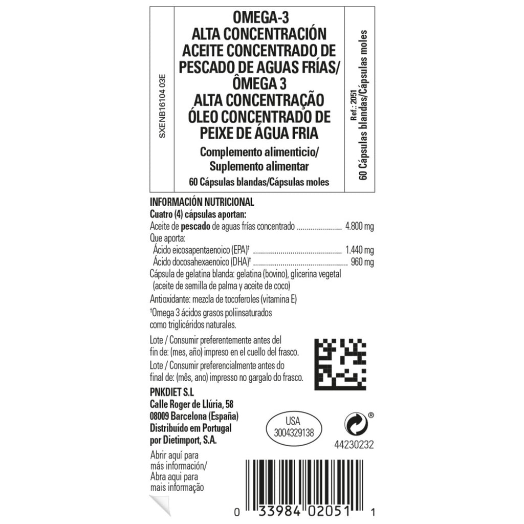 Solgar Omega-3 Double Strength Fish Oil 60 Softgels EPA DHA Supplement - New - BBE 07/2026