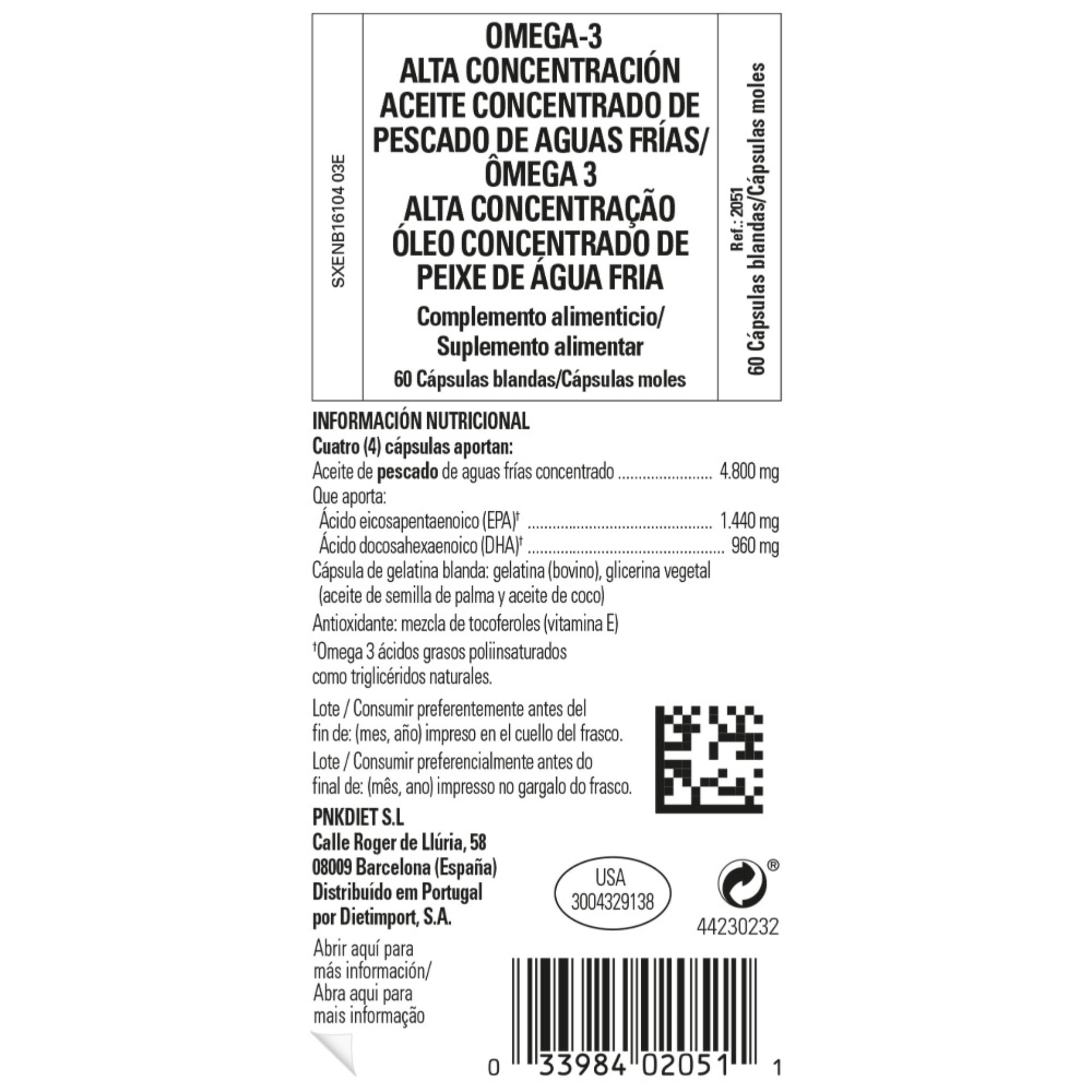 Solgar Omega-3 Double Strength Fish Oil 60 Softgels EPA DHA Supplement - New - BBE 07/2026