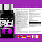 Scitec Nutrition GH Surge - L-Arginine, L-Ornithine, L-Lysine Food Supplement Capsules - 90 Caps - New - BBE 09/2028