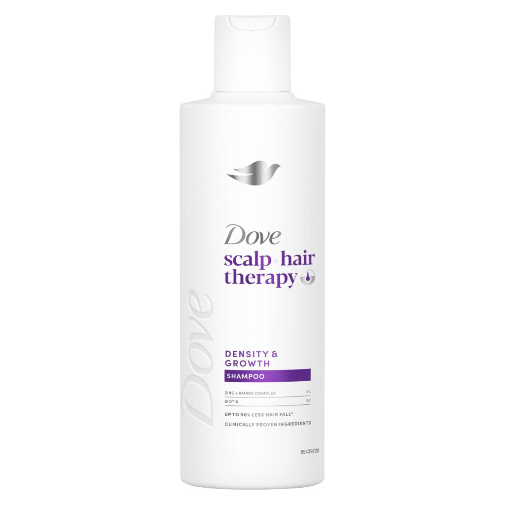 Dove Scalp + Hair Therapy Density & Growth Shampoo - Amino Complex, Zinc, Biotin - 400ml - Hair Fall Control - New