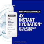 Neutrogena Norwegian Formula Deep Moisture Body Lotion - 400ml Fragrance-Free Moisturiser for Sensitive Dry Skin - 48H Hydration - New