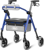 VOCIC Z11 Rollator Walker with Seat - Foldable Mobility Aid for Seniors - Max 172kg Capacity - New