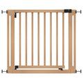 Safetots Wooden Elegance Baby Gate - Natural Wood - Pressure Fit Safety Barrier - 87-95cm Wide Child Pet Stair Gate - Damaged Box