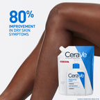 CeraVe Moisturising Lotion Refill With Hyaluronic Acid and 3 Essential Ceramides for Dry to Very Dry Skin, Face & Body Lotion, Lightweight, Fast-Absorbing, Dermatologist Developed, 473 ml - Damaged Box