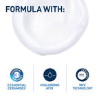 CeraVe Moisturising Lotion Refill With Hyaluronic Acid and 3 Essential Ceramides for Dry to Very Dry Skin, Face & Body Lotion, Lightweight, Fast-Absorbing, Dermatologist Developed, 473 ml - Damaged Box