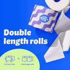 Who Gives A Crap Toilet Paper - 100% Recycled 3-Ply 400 Sheets - Box of 24 Rolls Sustainable Soft Strong - New
