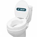 PEPE Mobility Raised Toilet Seat with Lid - Riser Booster Extension for Disabled & Elderly - Toilet Aid - New