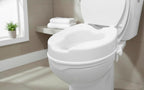 PEPE Mobility Raised Toilet Seat with Lid - Riser Booster Extension for Disabled & Elderly - Toilet Aid - New