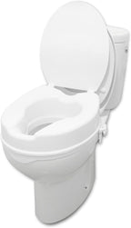 PEPE Mobility Raised Toilet Seat with Lid - Riser Booster Extension for Disabled & Elderly - Toilet Aid - New