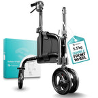 Helavo 3 Wheel Walker Tri-Walker Double Front Wheel Narrow Mobility Aid for Seniors - Damaged Box