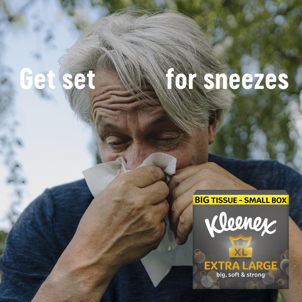 Kleenex Extra Large Facial Tissues - 16 Tissue Boxes - Soft Strong Extra Big Bulk Pack - New