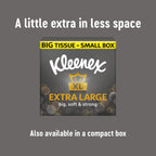 Kleenex Extra Large Facial Tissues - 16 Tissue Boxes - Soft Strong Extra Big Bulk Pack - New
