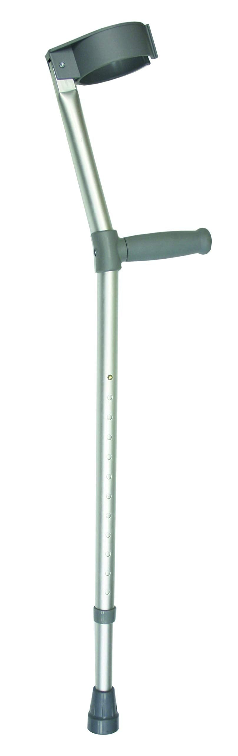 Days Double Adjustable Crutches for Adults, Comfort Handle, Lightweight Mobility Aid, Handle to Ground Height 66 cm-94 cm - New
