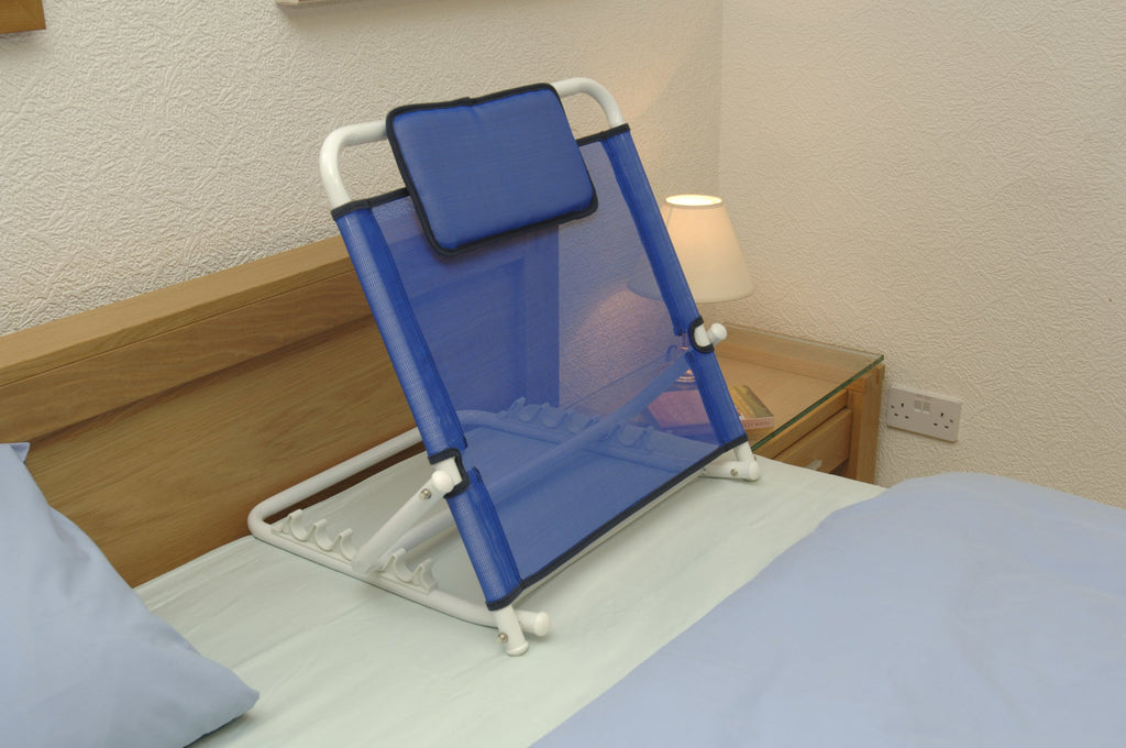 NRS Healthcare Adjustable Angle Back Rest - Blue - Pack of 1 - L98229 - Bed Support Cushion Aid - New