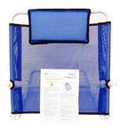 NRS Healthcare Adjustable Angle Back Rest - Blue - Pack of 1 - L98229 - Bed Support Cushion Aid - New
