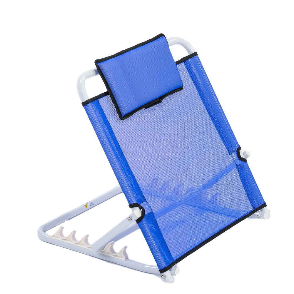 NRS Healthcare Adjustable Angle Back Rest - Blue - Pack of 1 - L98229 - Bed Support Cushion Aid - New