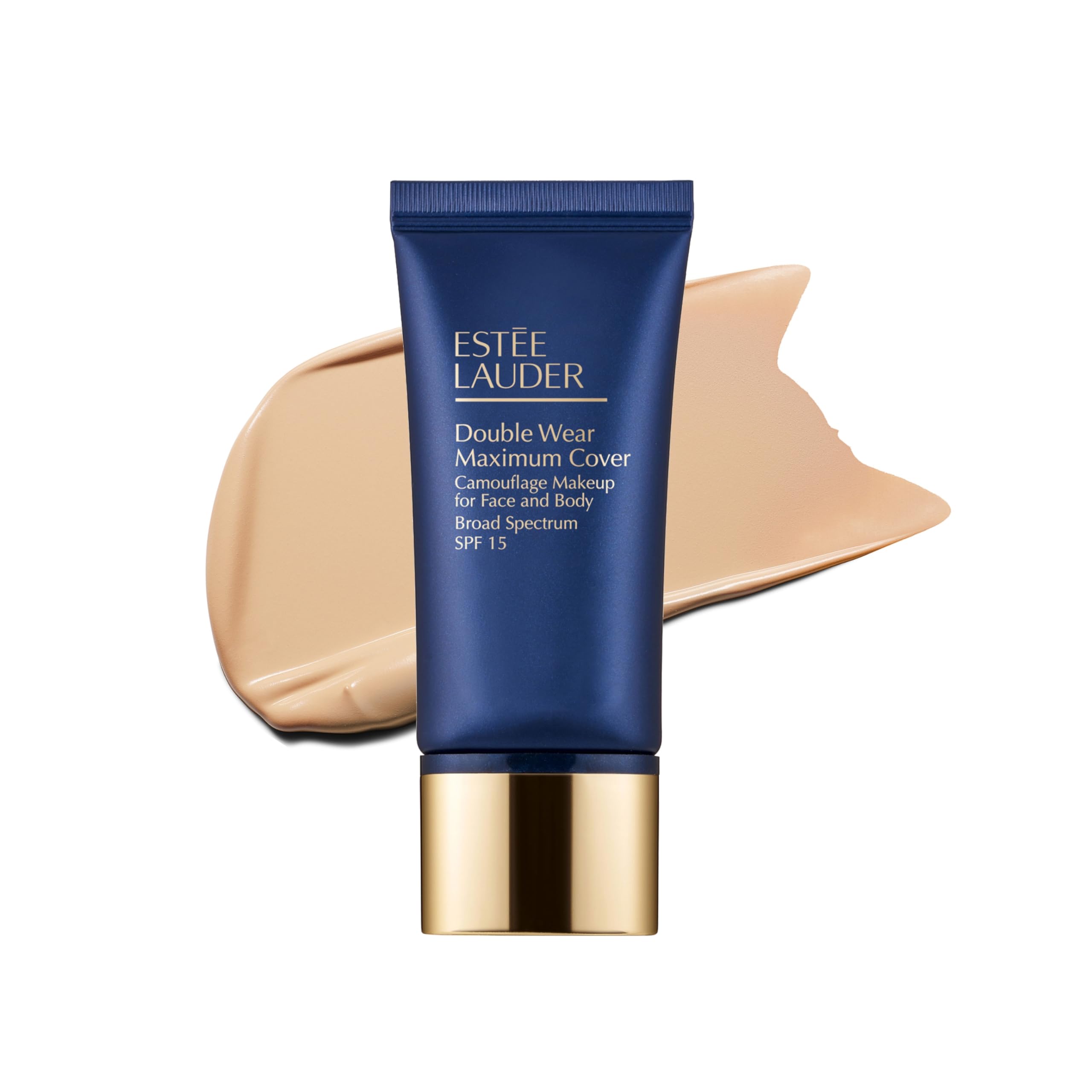 Est'ee Lauder Double Wear 24-Hour Maximum Cover Camouflage Foundation for Face and Body SPF 15 | Full Coverage | Covers Scars & Tattoos, 30 ml - New