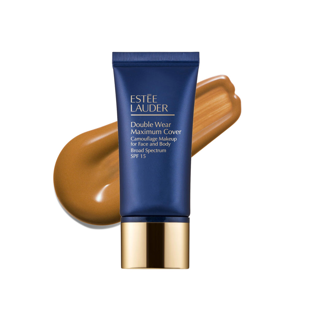 Est'ee Lauder Double Wear 24-Hour Maximum Cover Camouflage Foundation for Face and Body SPF 15 | Full Coverage | Covers Scars & Tattoos, 30 ml - New