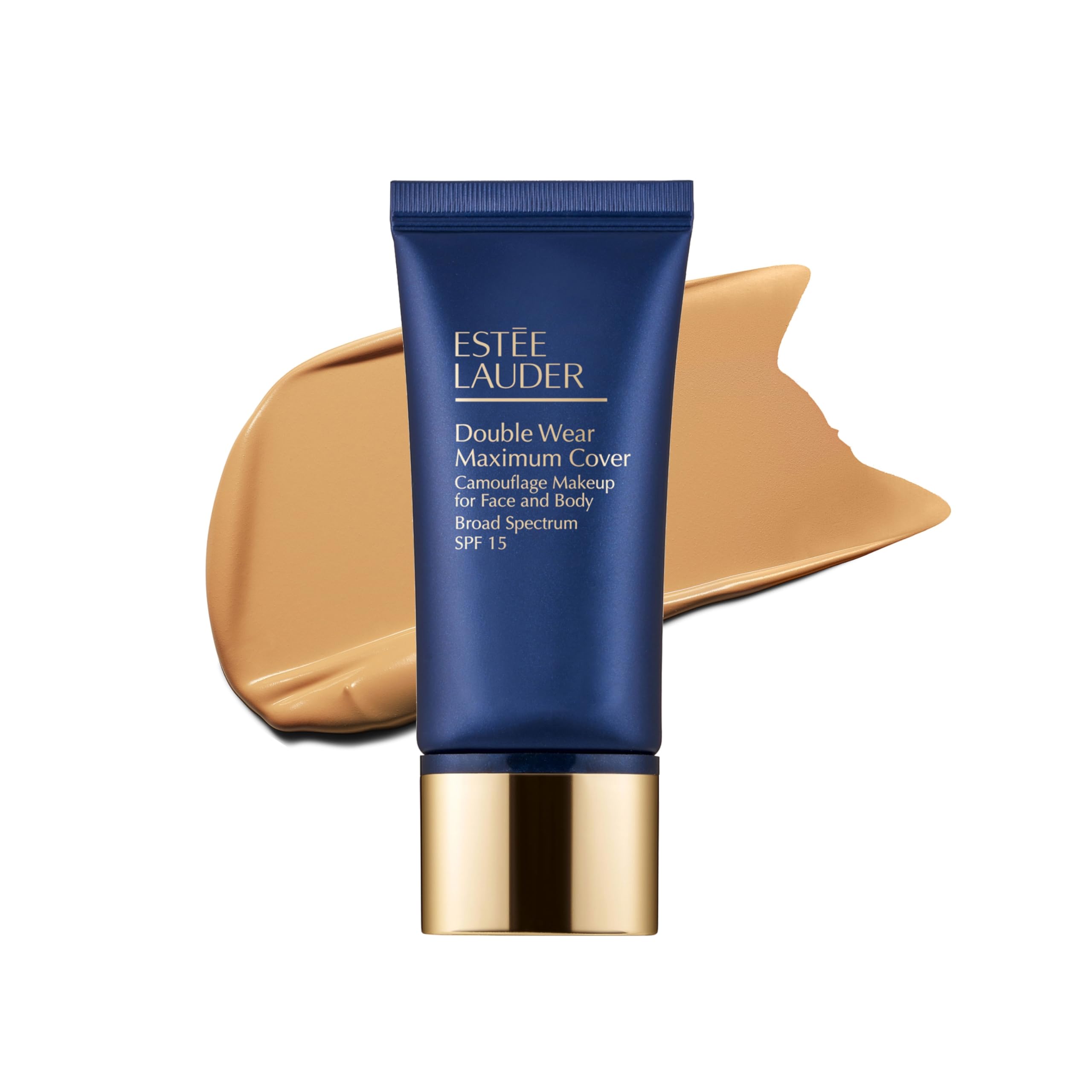 Est'ee Lauder Double Wear 24-Hour Maximum Cover Camouflage Foundation for Face and Body SPF 15 | Full Coverage | Covers Scars & Tattoos, 30 ml - New