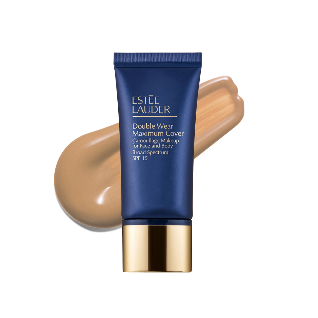 Est'ee Lauder Double Wear 24-Hour Maximum Cover Camouflage Foundation for Face and Body SPF 15 | Full Coverage | Covers Scars & Tattoos, 30 ml - New