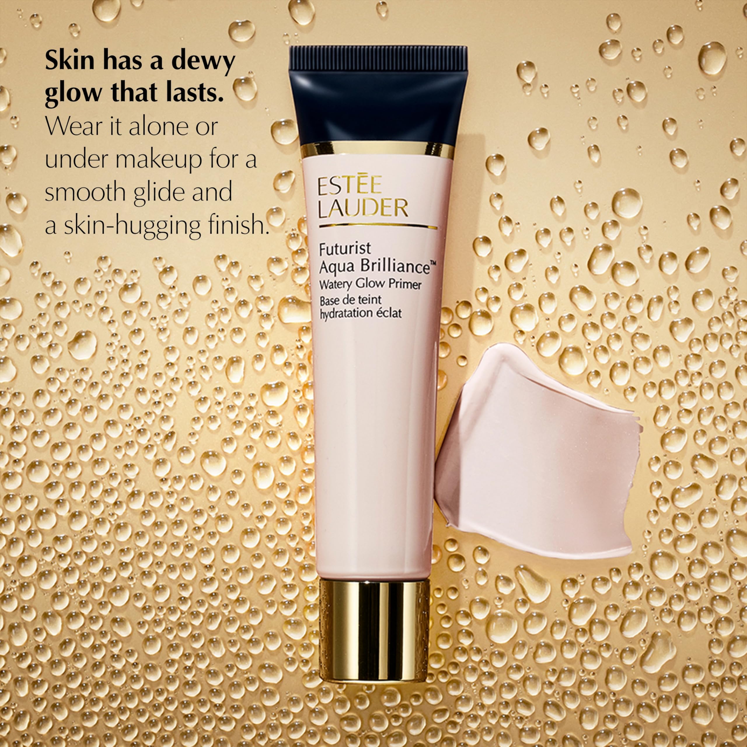 Est'ee Lauder Futurist Aqua BrillianceTM Watery Glow Primer with Hylauronic Acid for Triple Moisture - New