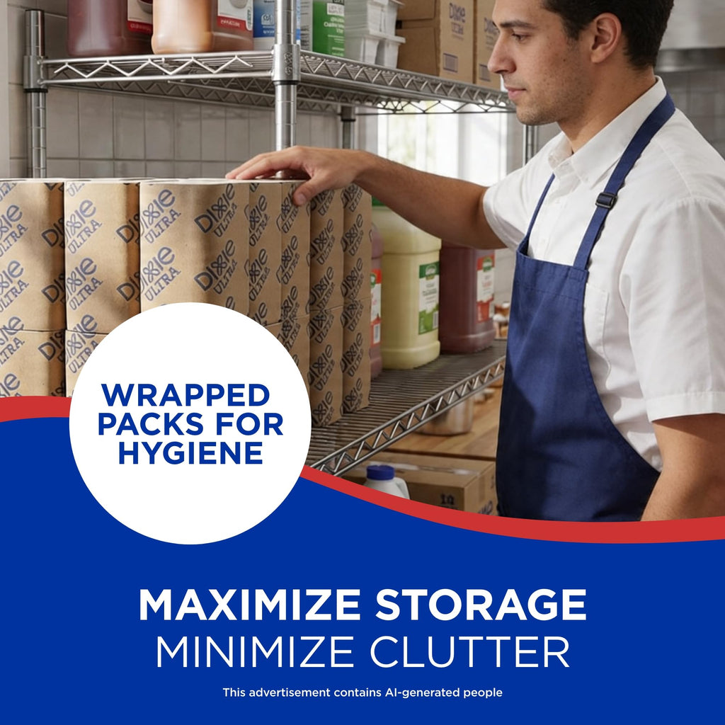 Georgia-Pacific Dixie Ultra Interfold 2-Ply Napkin Dispenser Refill White 24 Packs Case 6000 Napkins - New