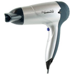 Paul Anthony Eco-Dry 1600w Hair Dryer / 3 Heat Settings / 3 Speed Settings/Concentrator Nozzle/Safety Cut-Off/DC Motor - Silver - H1316 - Damaged Box