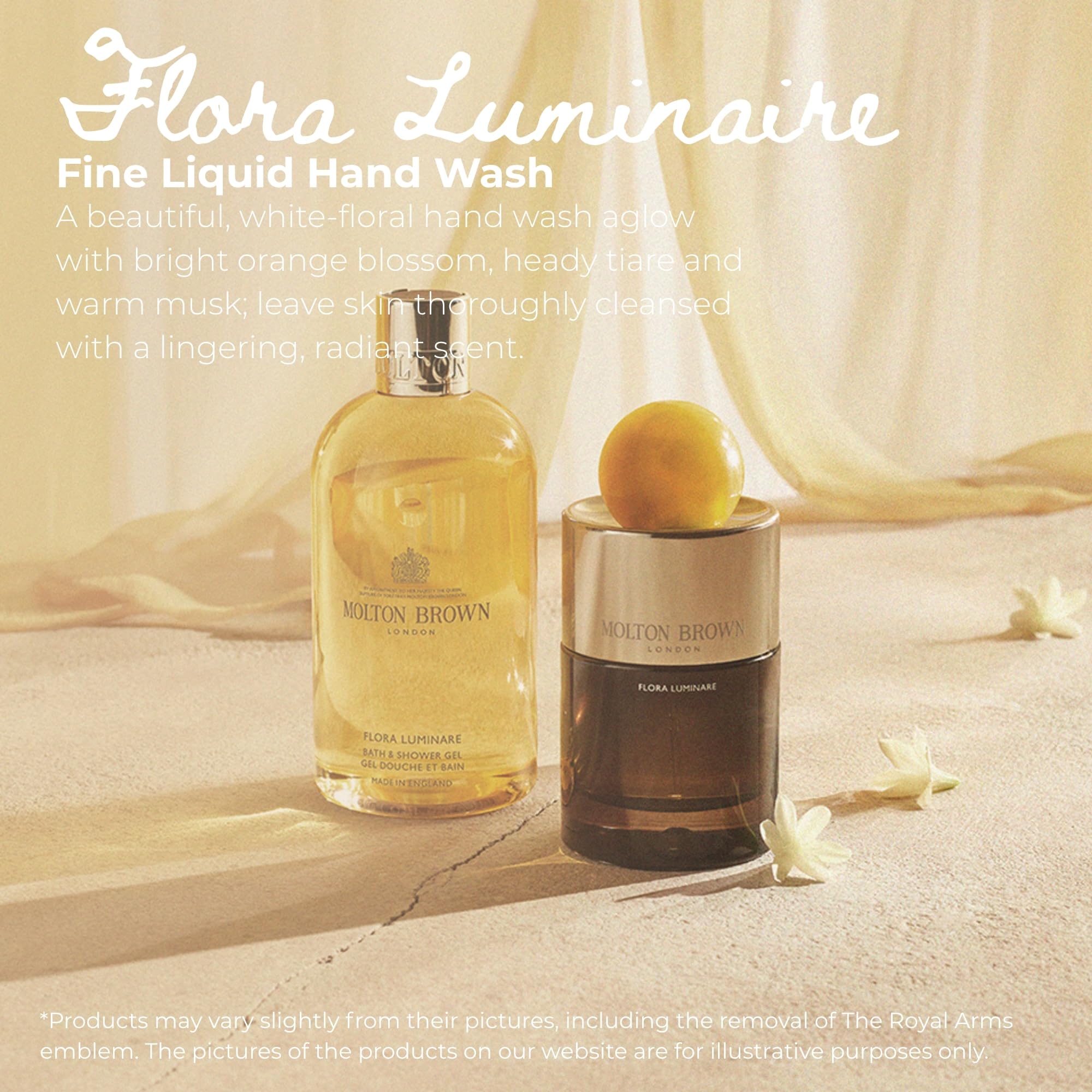 Molton Brown Flora Luminare Fine Liquid Hand Wash 300ml - Luxury Hand Soap Cleanser - New