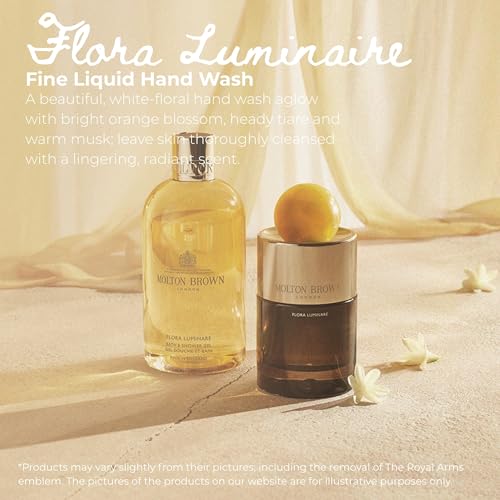 Molton Brown Flora Luminare Fine Liquid Hand Wash 300ml - Luxury Hand Soap Cleanser - New