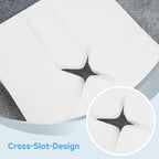 Disposable Massage Face Cradle Covers - 400Pcs Non-Woven Nose Slit Cloths for Massage Table Bench Headrests - Very Good - BBE 03/2029
