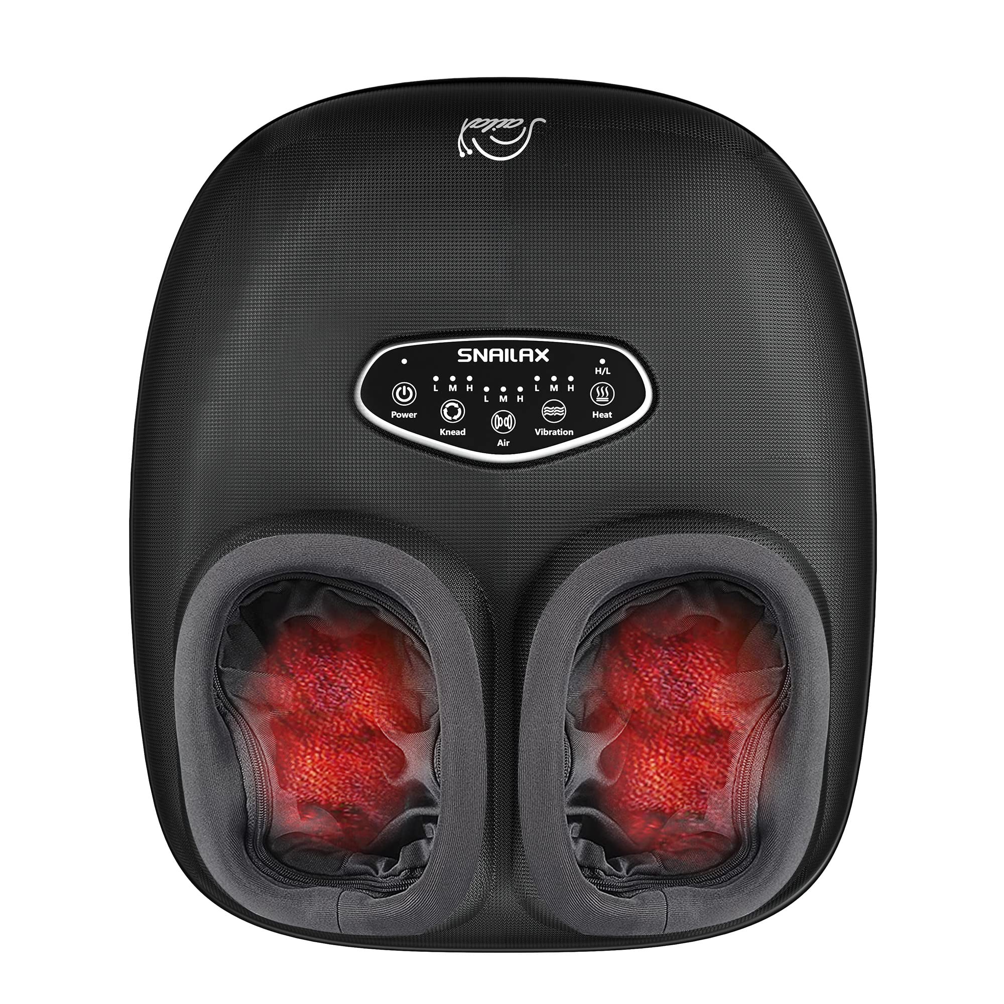 Snailax Shiatsu Foot Massager Machine with Heat, Deep Kneading, Compression, Vibration - Size 13 - Plantar Fasciitis, Neuropathy Foot Warmer - Very Good