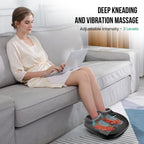 Snailax Shiatsu Foot Massager Machine with Heat, Deep Kneading, Compression, Vibration - Size 13 - Plantar Fasciitis, Neuropathy Foot Warmer - Very Good