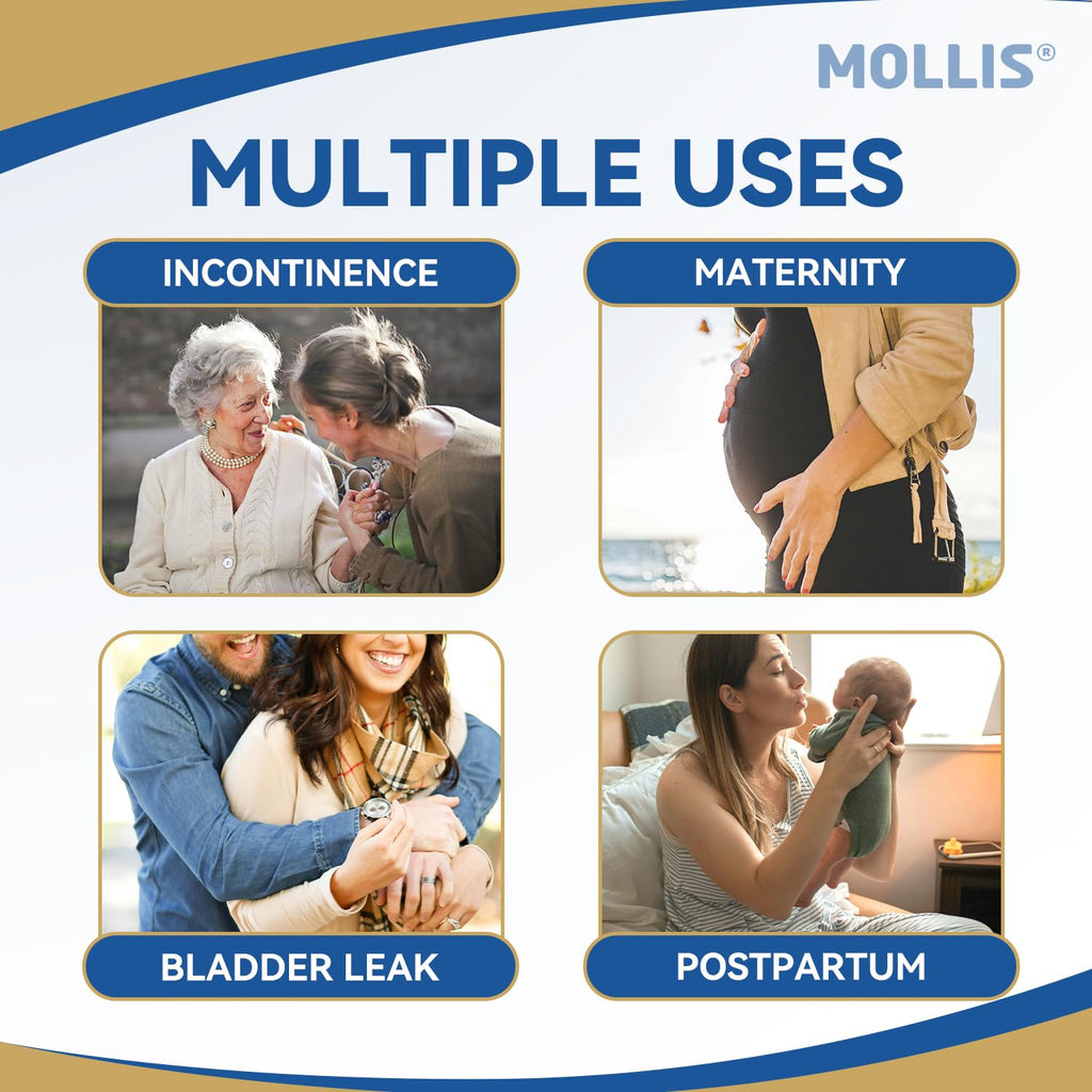 MOLLIS Incontinence Pants Adult Pull Up Nappies - X-Large - 16 Count - Damaged Box