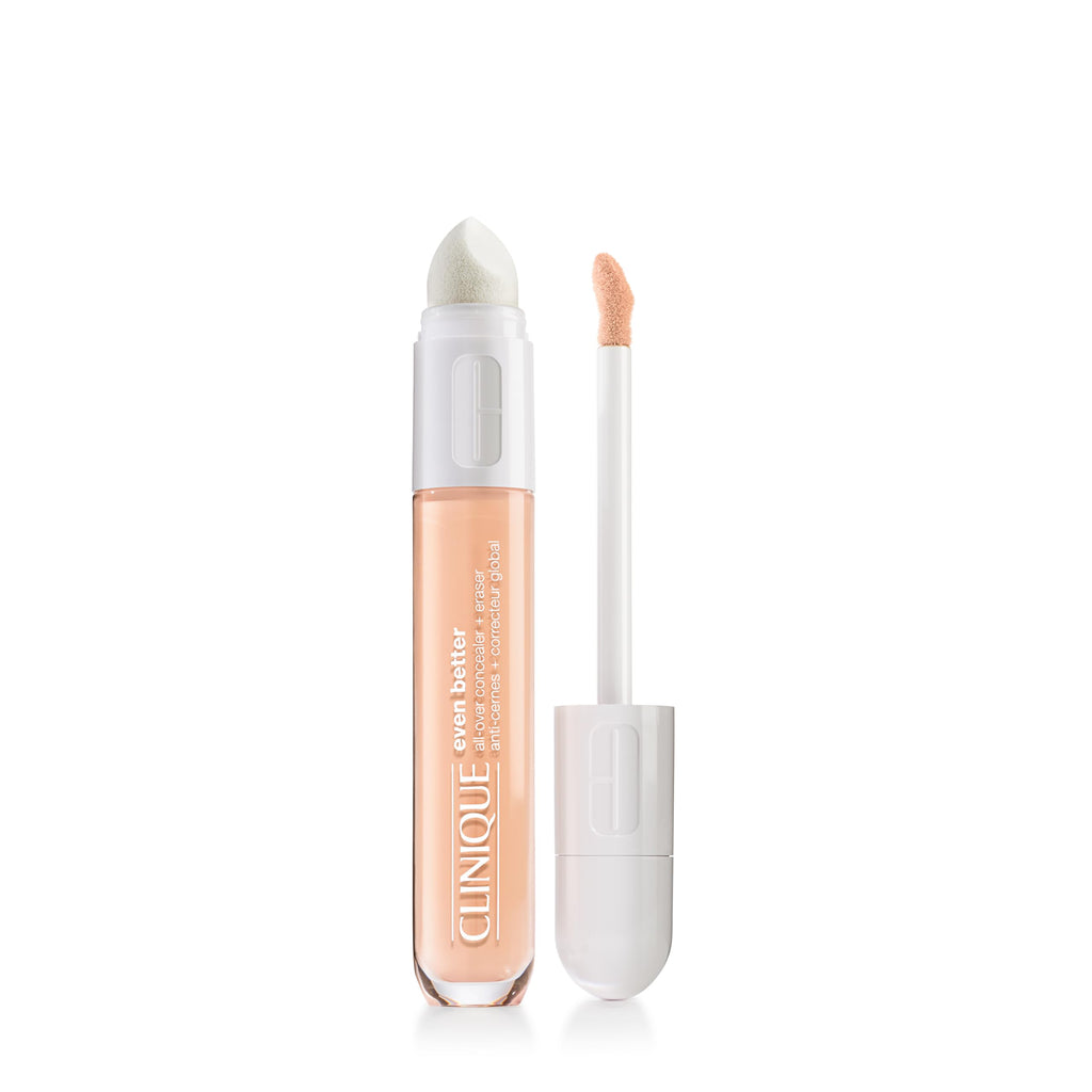 Clinique Even Better All-Over Full Coverage Concealer + Eraser For Dark Circles | Hydrating, Brightening + Depuffing - New