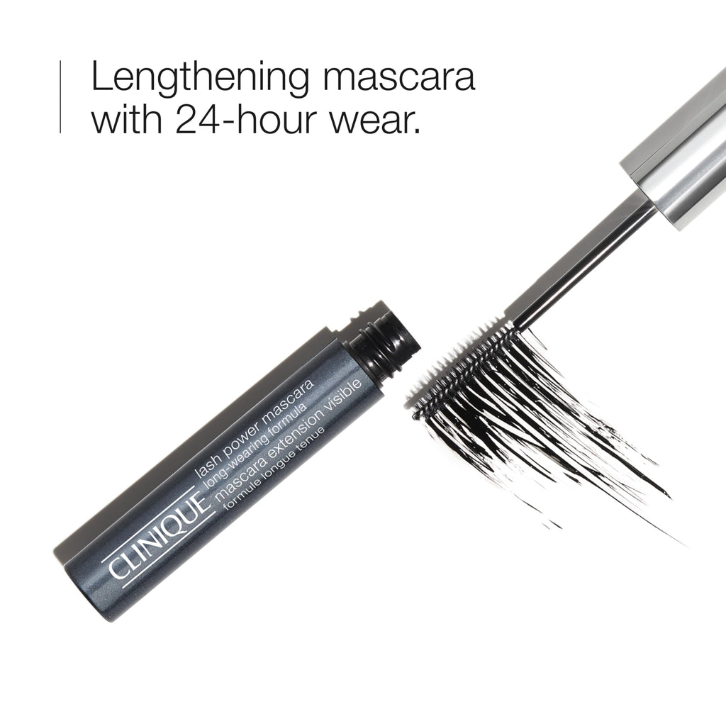 Clinique Lash Power Tubing Mascara Long-Wearing Formula | Lengthening, Smudge-Proof + Safe For Sensitive Eyes - Damaged Box
