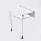NRS Healthcare Folding Shower Seat with Legs - Adjustable Height Shower Chair - Bathroom Aid Mobility Support - Very Good