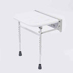 NRS Healthcare Folding Shower Seat with Legs - Adjustable Height Shower Chair - Bathroom Aid Mobility Support - Very Good