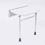 NRS Healthcare Folding Shower Seat with Legs - Adjustable Height Shower Chair - Bathroom Aid Mobility Support - Very Good
