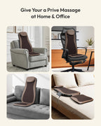 NEVVUE Back Massager Mat - 3D Deep Kneading Body Massage Chair Pad - Full Body Relaxation - Damaged Box