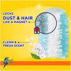 Flash Dust Magnet Duster Refills - Scented - 25 Units - Household Cleaning Dusting Wipes - Damaged Box