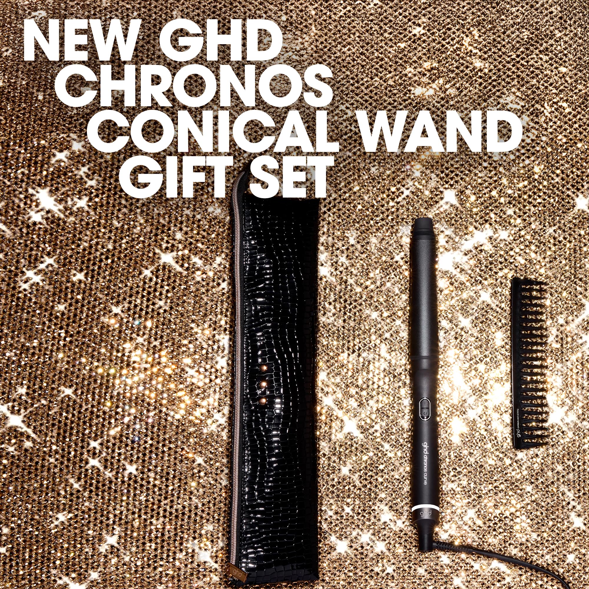 ghd Chronos Curve Hair Curler Wand - Long Lasting Frizz Free Curls - Professional Styling Tool - Very Good